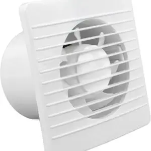 6-inch Plastic Exhaust Fan for Home Bathroom, Powerful 220V Ventilation Fan
